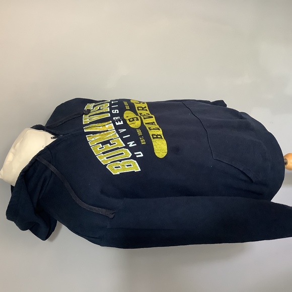 Retro Champion Quarter Zip Hoodie - Size M - Buena Vista University - P2P 21” - Picture 3 of 8